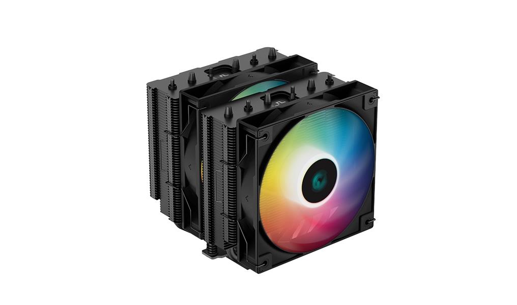DeepCool AG620 6x Heat Pipe Dual Tower CPU Air Cooler 2x 120mm Hydro Bearing PWM High Performance Fan Intel: LGA2066 2011-v3 2011 1700 1200 1151 1150 