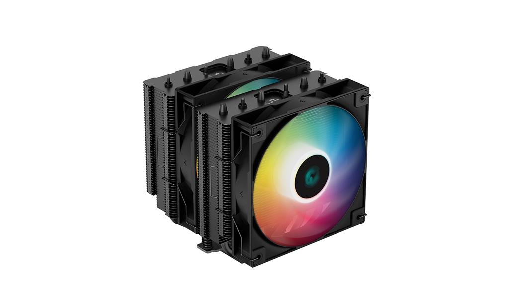 DeepCool AG620 BK ARGB Processor Luchtkoeler 12 cm Zwart, Wit 1 stuk(s)