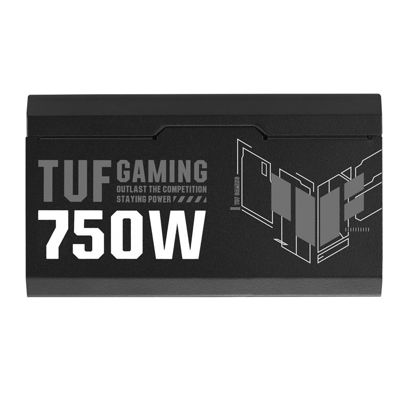 ASUS TUF Gaming 750W Gold power supply unit 20+4 pin ATX ATX Zwart