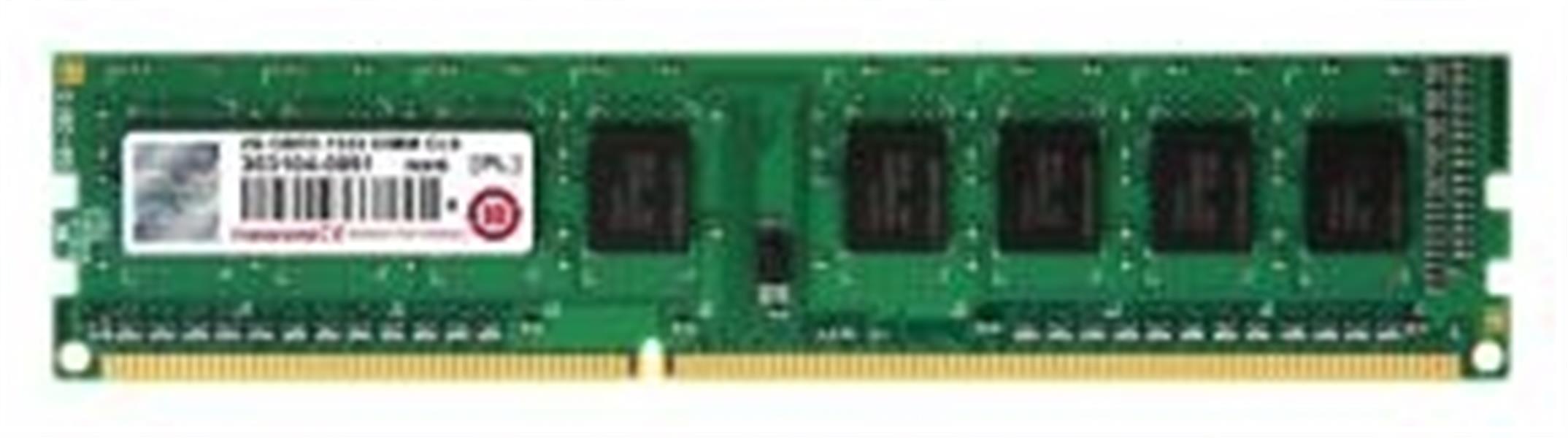 Transcend geheugenmodule 2 GB 1 x 8 GB DDR3 1333 MHz