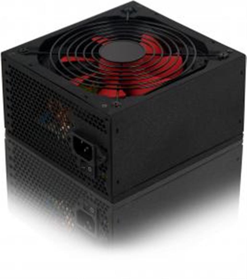 HKC Silent Power-supply ATX 650W 75% eff SATAx6 4pin 20 4pin Black red