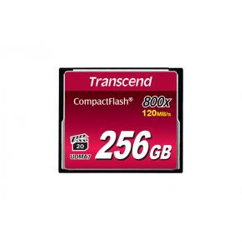 Transcend Premium CompactFlash 64GB 4K 120 60MB s 800X TYPE I UDMA7 MLC NAND 