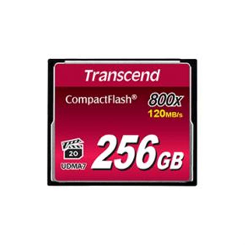 Transcend Premium CompactFlash 64GB 4K 120 60MB s 800X TYPE I UDMA7 MLC NAND 