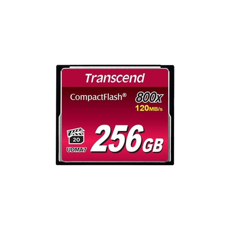 Transcend Premium CompactFlash 64GB 4K 120 60MB s 800X TYPE I UDMA7 MLC NAND 