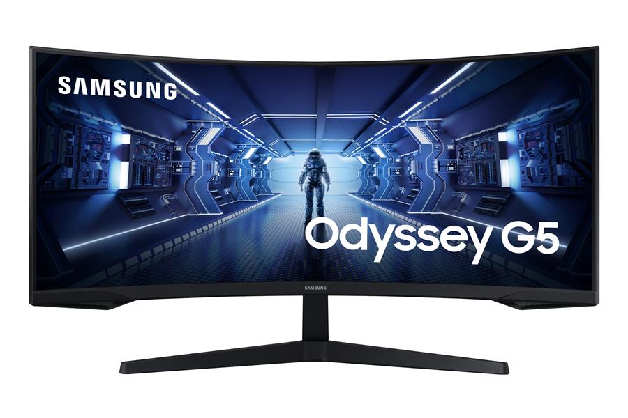 Samsung Odyssey C34G55TWWP 86,4 cm (34"") 3440 x 1440 Pixels UltraWide Dual Quad HD LED Zwart