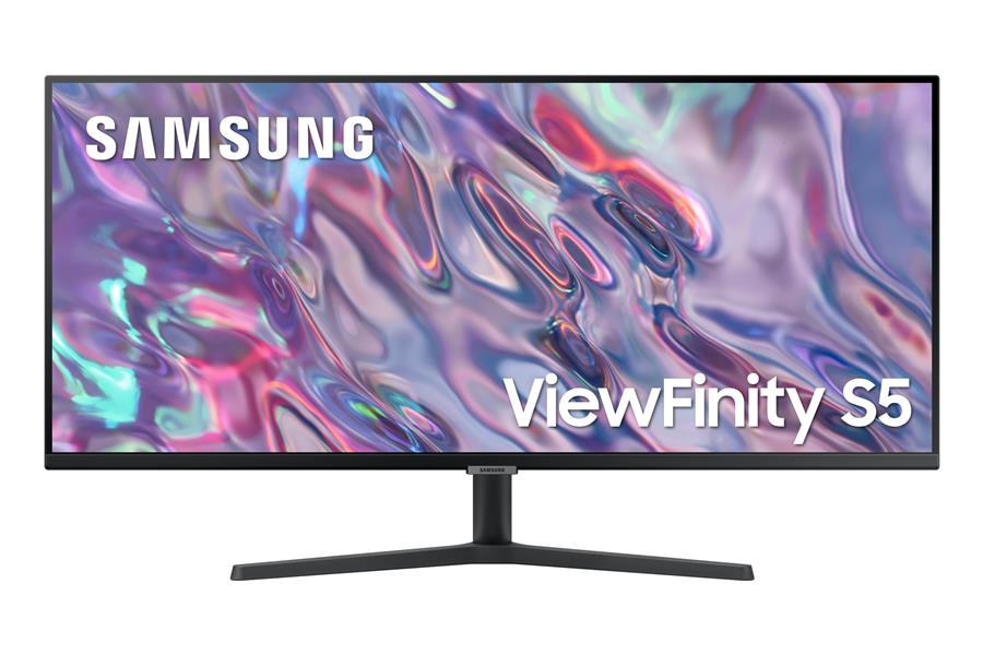 Samsung ViewFinity S5 S50GC 86,4 cm (34"") 3440 x 1440 Pixels UltraWide Quad HD LED Zwart