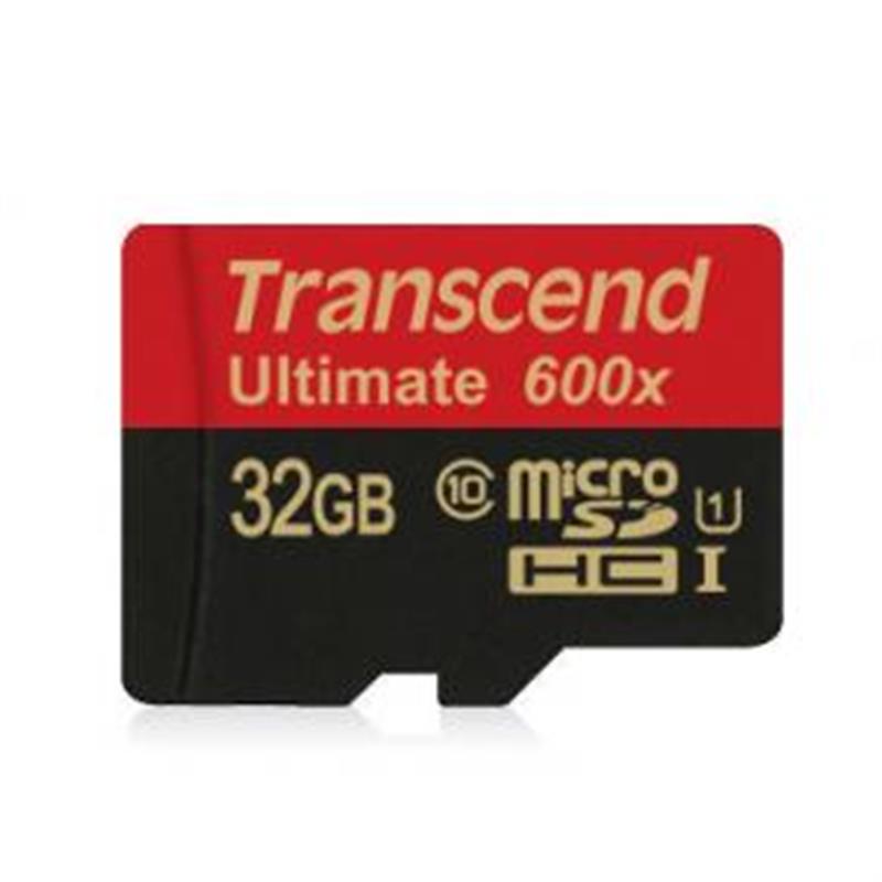 Transcend Ultimate MicroSDHC 16GB FullHD 90MB s UHS-I U1 Class10 600x MLC
