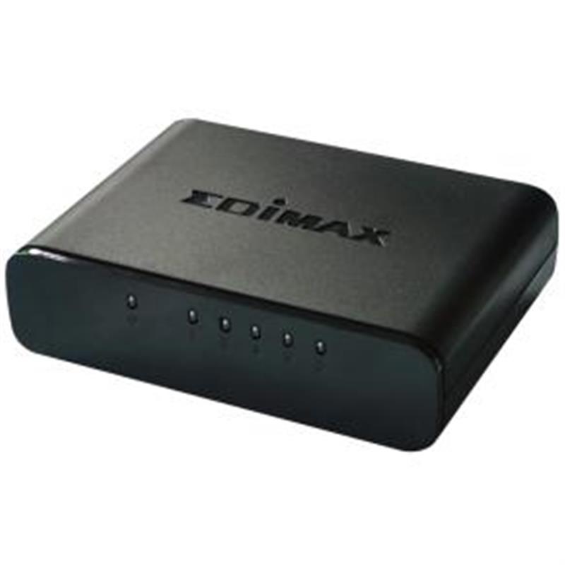 Edimax Unmanaged Fast Ethernet desktop switch 5x 10 100 mbps IEEE802 3az 8k MAC