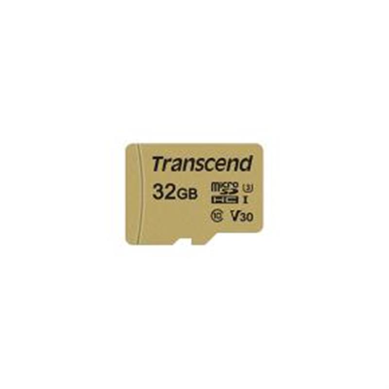 Transcend 500s Memory-card 64GB Micro-SDXC 4K 95 60MB s UHS-I C10 U3 V30