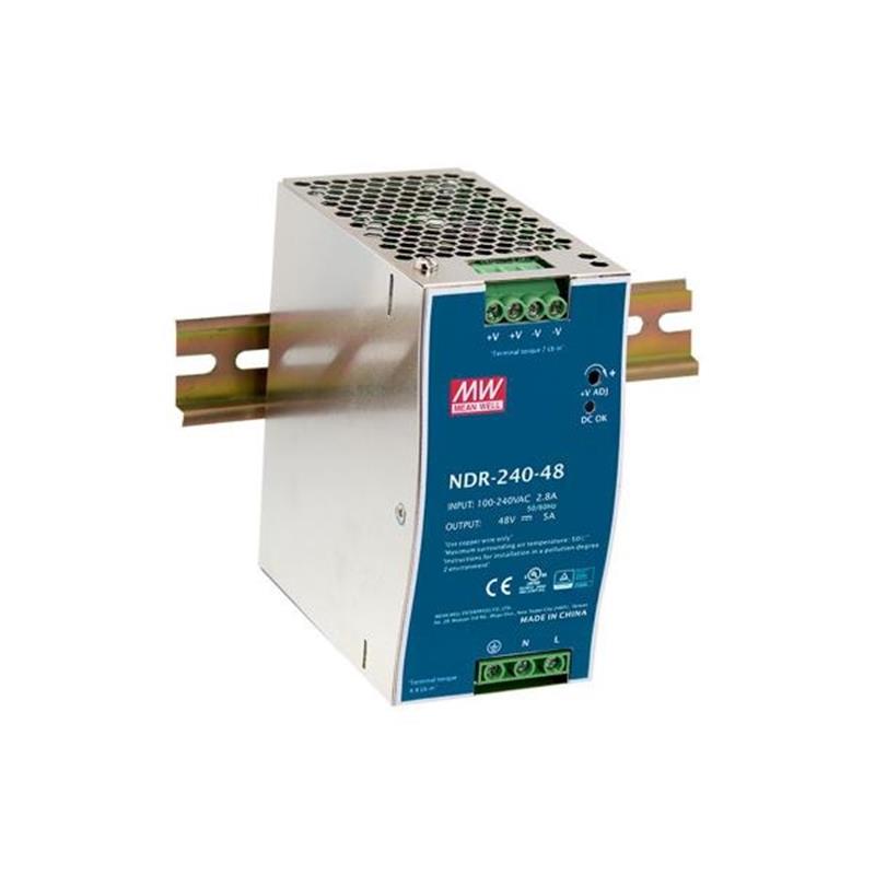 LevelOne POW-4851 power supply unit 240 W Blauw, Zilver