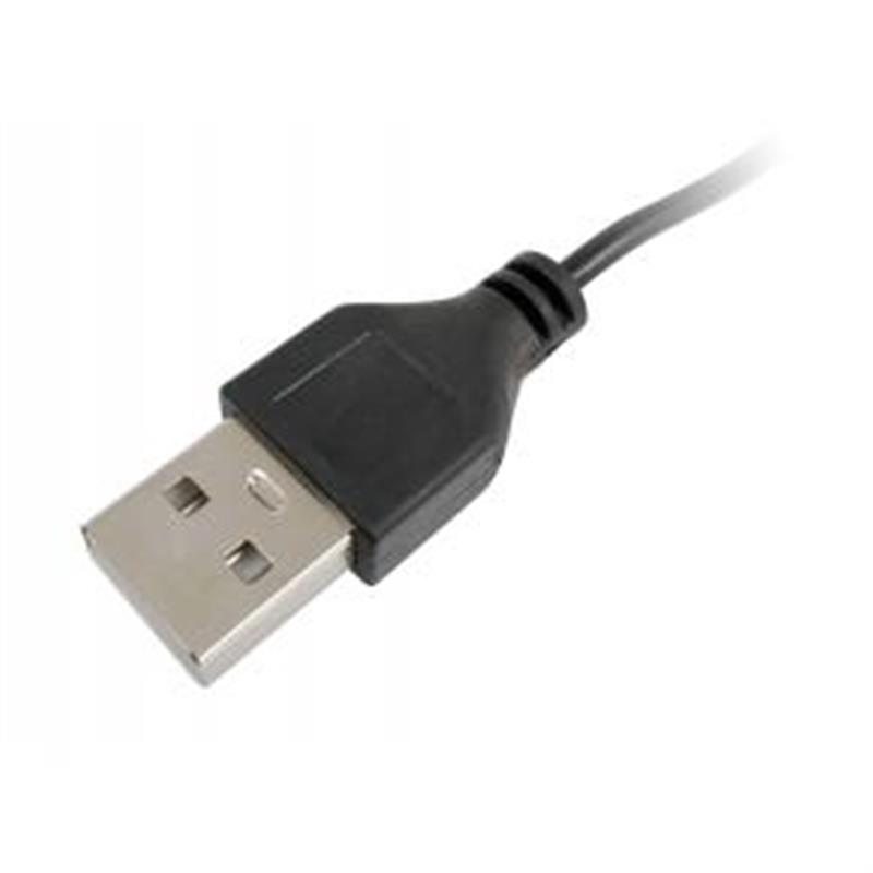 Equip 119038 video kabel adapter 0,2 m VGA (D-Sub) + 3.5mm DVI-D + USB Zwart