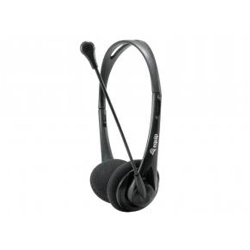 Equip Chat Headset Hoofdband Zwart