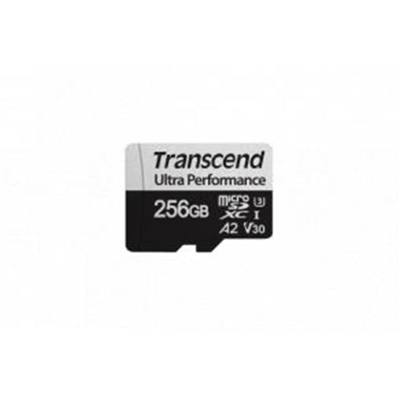 Transcend 64GB microSD w adapter UHS-I U3 A2 Ultra Performance 160 80 MB s