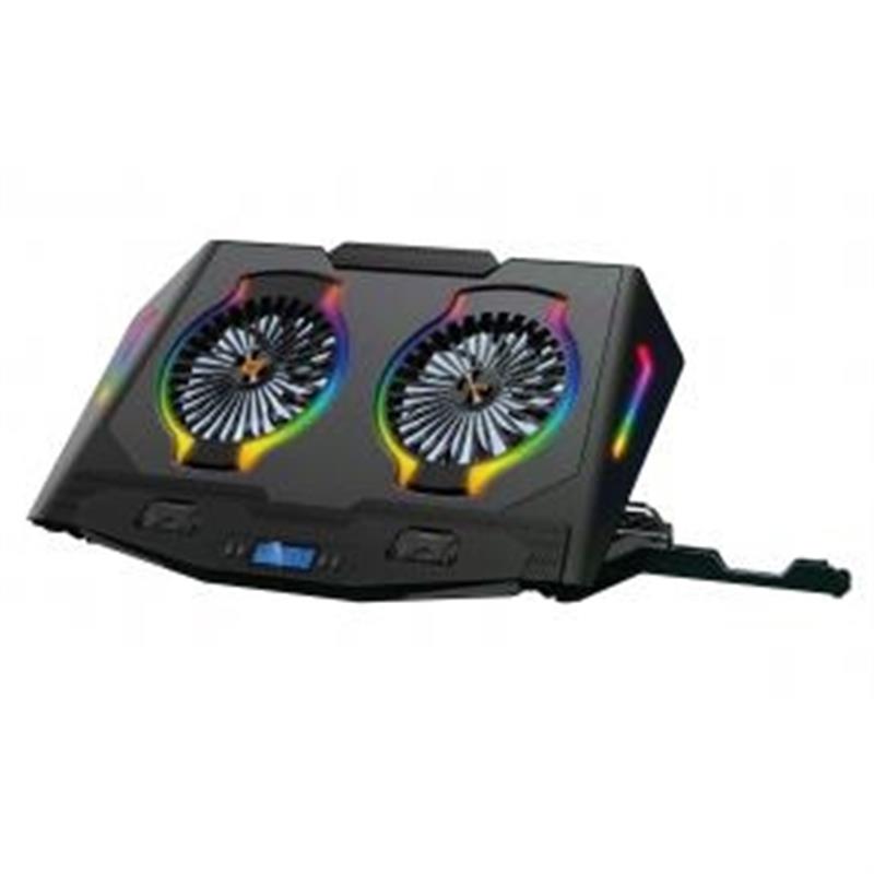 Conceptronic THYIA02B notebook cooling pad 43,2 cm (17"") Zwart