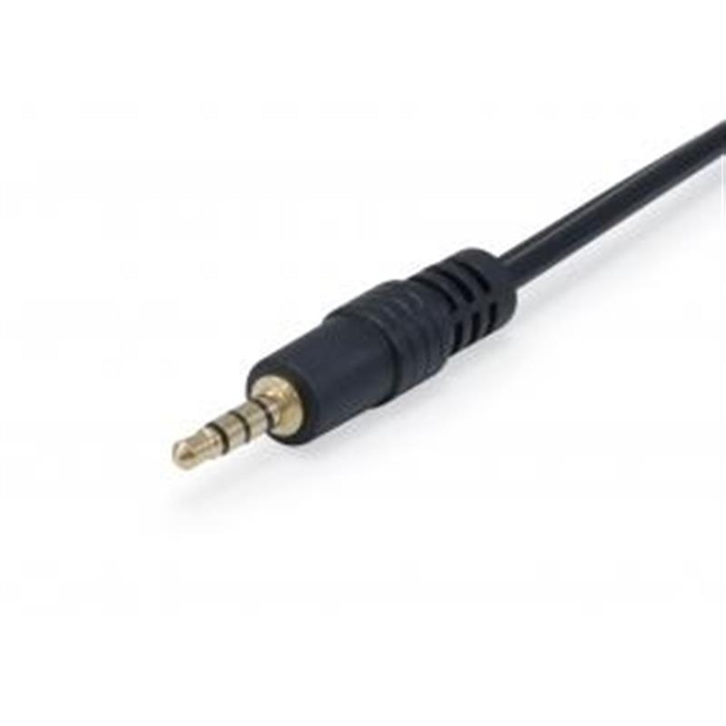 Equip 147943 audio kabel 1,5 m 2 x 3.5mm 3.5mm Zwart