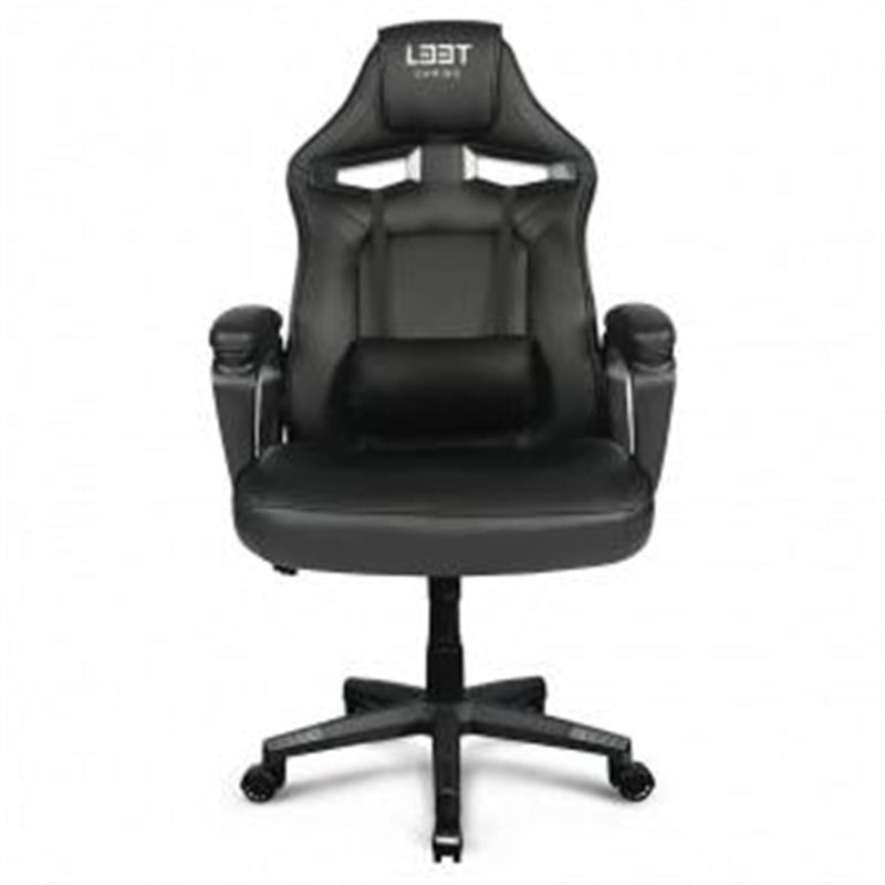 L33T Gaming Extreme Gaming Chair - BLACK PU Leather Class-4 gas lift