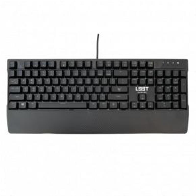 L33T Gaming Megingj rd Full Mechanical Gaming Keyboard W RGB US INTERNATIONAL USB 105-key