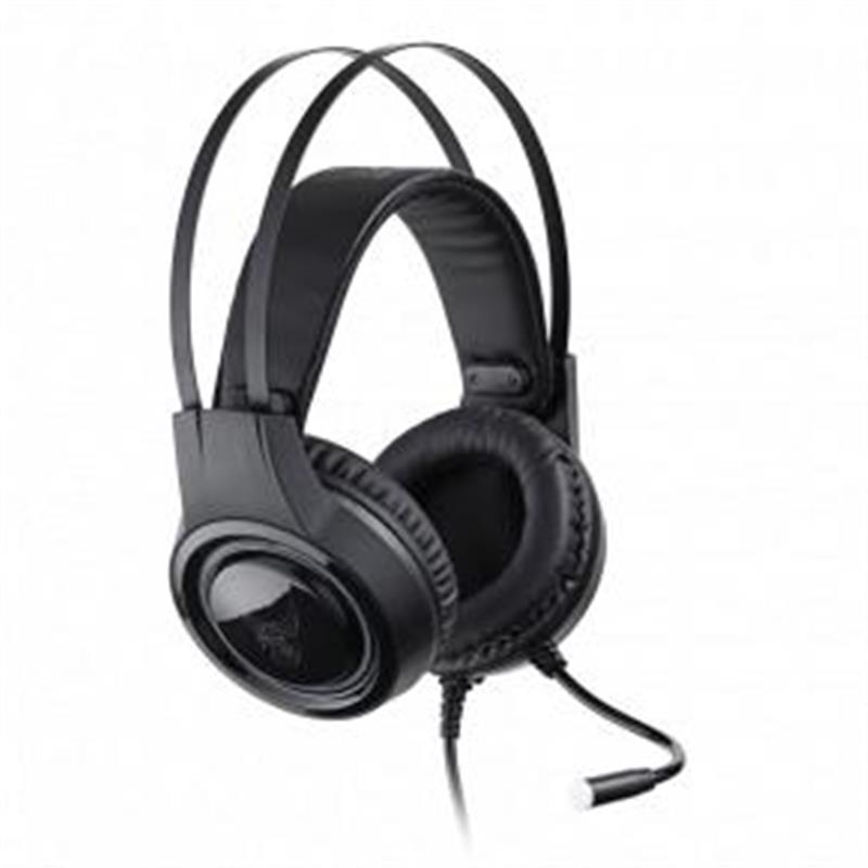 L33T Gaming Gjallarhorn Gaming Headset w Mic RGB 50mm Black