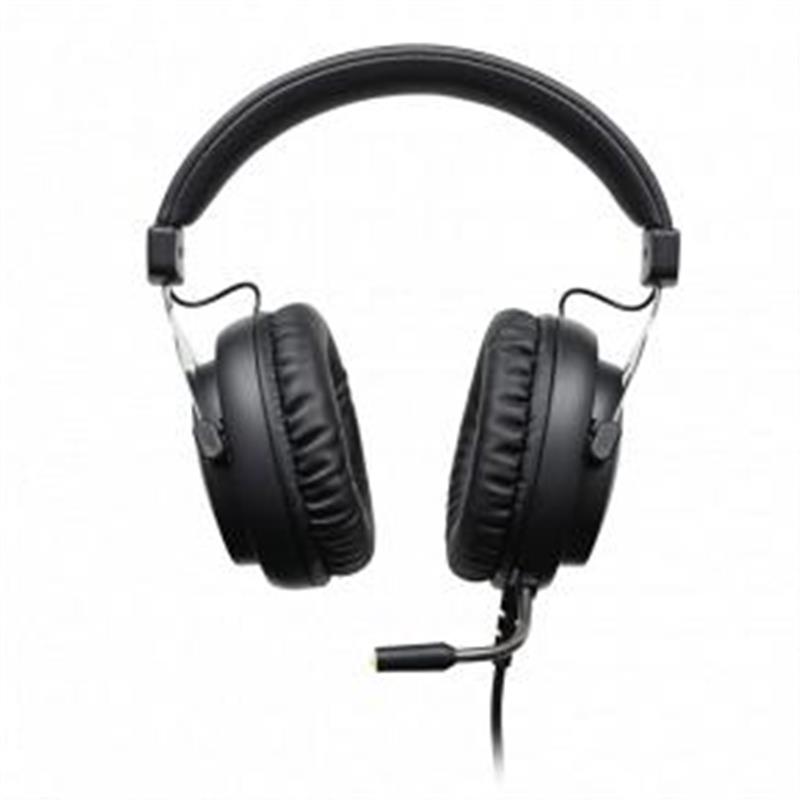 L33T Gaming Gjermundbu Gaming Headset w Mic LED RGB 50mm Black