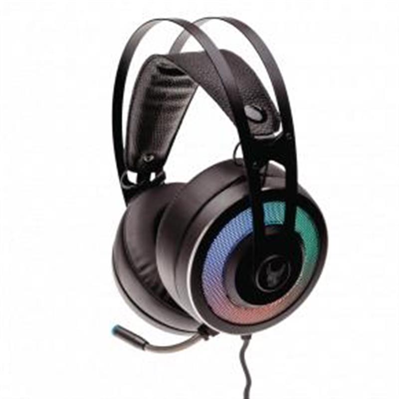 L33T Gaming Nebulir Gaming Headset w Mic RGB 50mm Black