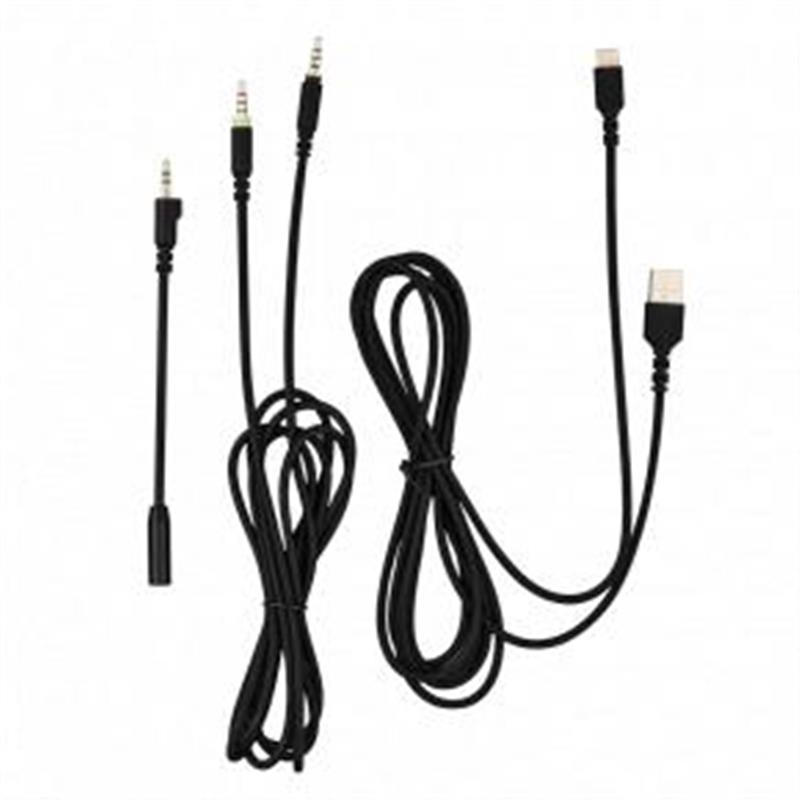 L33T Gaming Huginn Wireless Gaming 7 1 Headset w Mic USB 3 5mm LED RGB 50mm driver Black