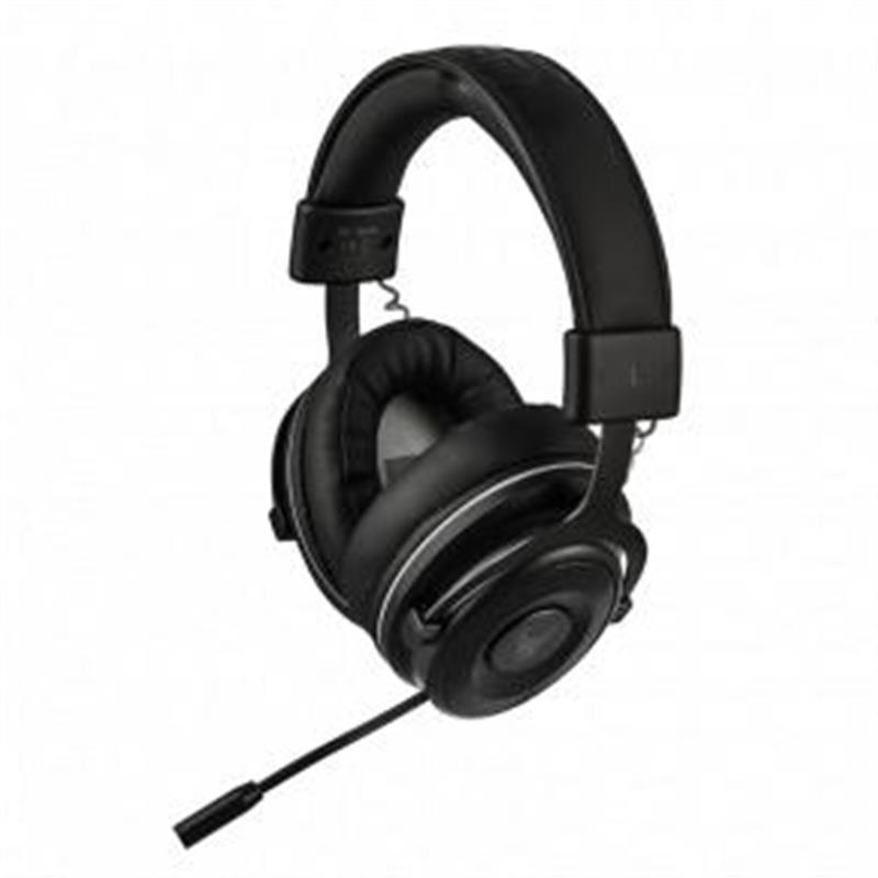 L33T Gaming Muninn Wireless Gaming Headset w Mic 50mm driver Black