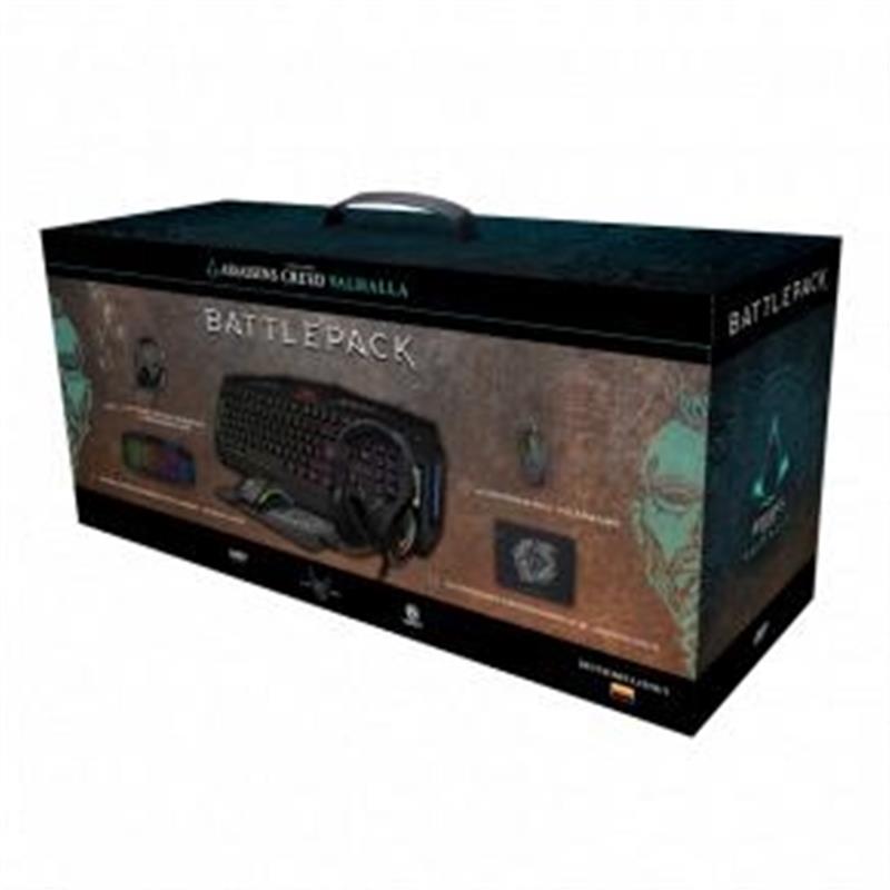 L33T Gaming Assassin s Creed Gaming Headset w Mic RGB 50mm Noise cancellation braided