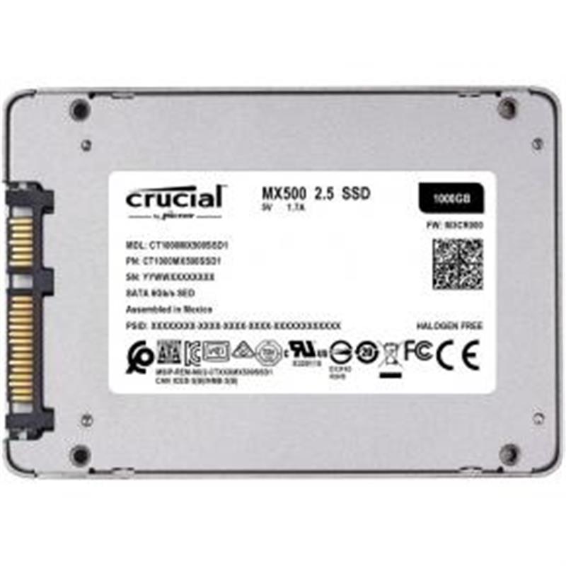 Crucial MX500 Internal SSD w 9 5mm adapter 2TB 2 5 SATA3 560 MB s 95000 IOPS