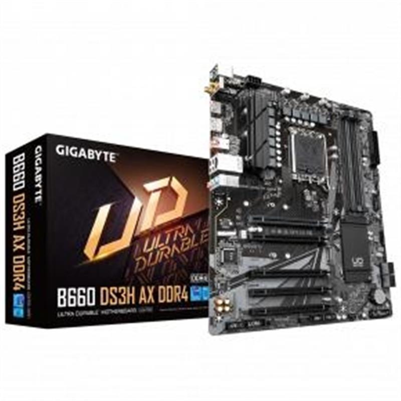 Gigabyte ATX LGA 1700 Intel B660 4x DDR4 M 2 USB3 2 Type-C GBLAN Wi-Fi 6