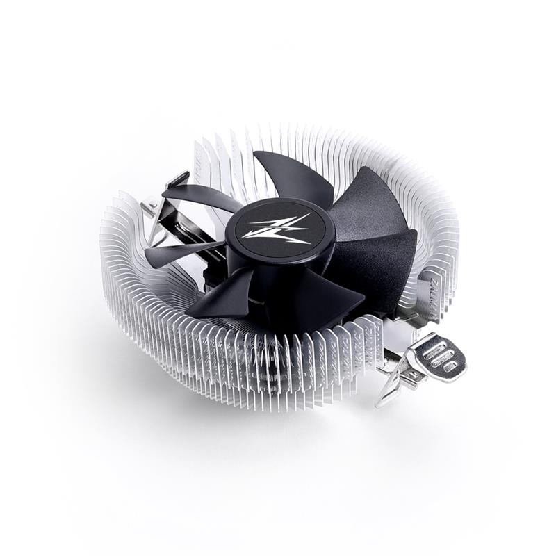 Zalman - Quiet CPU Cooler for replacing Stock Cooler Compatible with Intel LGA1700 AMD AM5 Sockets 80mm low noise PWM Fan Best value for S I and OEM m