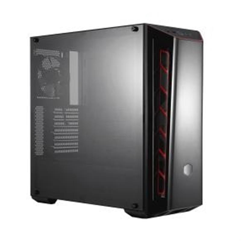 Cooler Master MasterBox 520 Mesh Red ATX Midi Edge-to-Edge transparent window