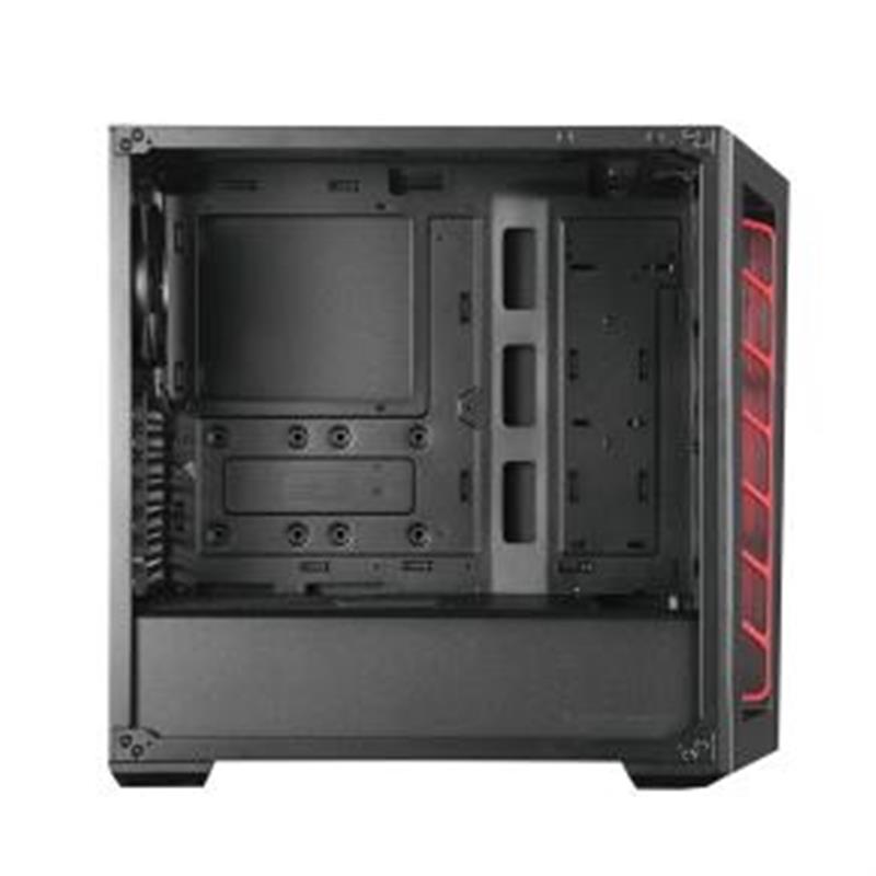 Cooler Master MasterBox 520 Mesh Red ATX Midi Edge-to-Edge transparent window