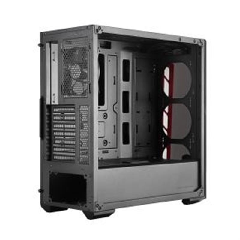 Cooler Master MasterBox 520 Mesh Red ATX Midi Edge-to-Edge transparent window