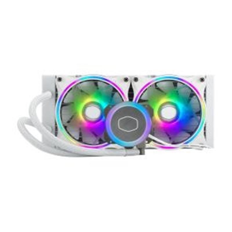 Cooler Master ML240 Illusion White Edition Intel AMD 240mm radiator 120mm x2