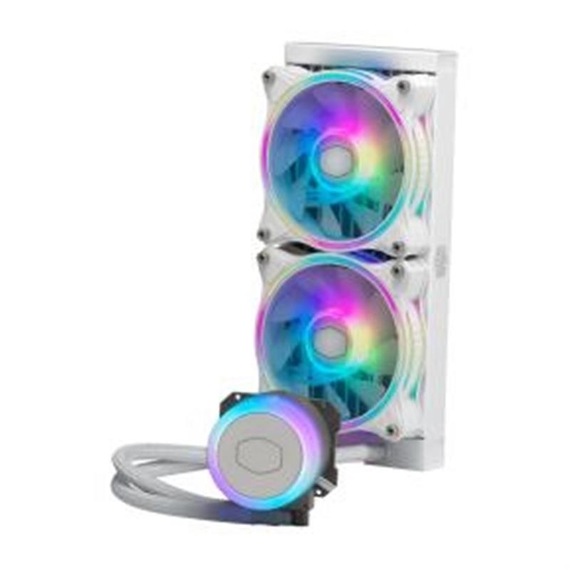 Cooler Master ML240 Illusion White Edition Intel AMD 240mm radiator 120mm x2