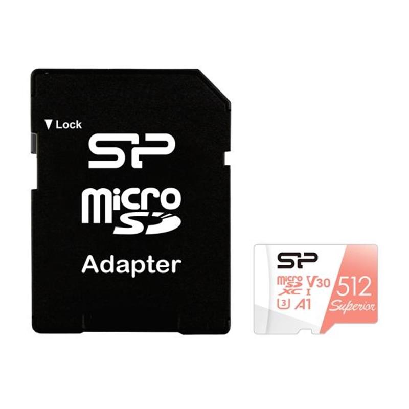 Silicon Power SP512GBSTXDV3V20SP flashgeheugen 512 GB MicroSDXC UHS-I Klasse 10