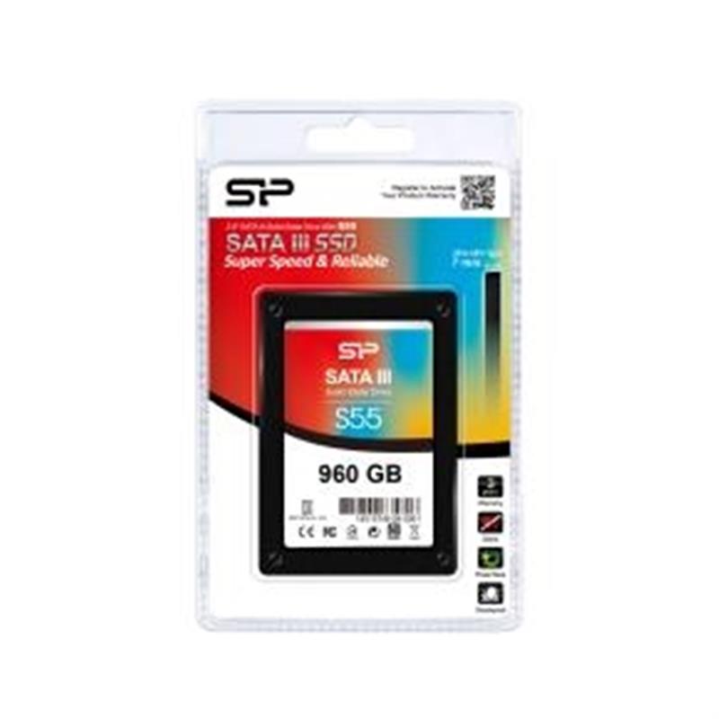 Silicon Power Slim S55 SSD 960 GB 2 5 SATA3 6 Gbit s SLC Blue