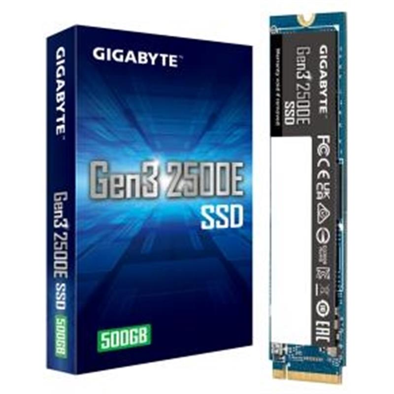 Gigabyte Gen3 2500E SSD 500 GB M 2 2300 MB s