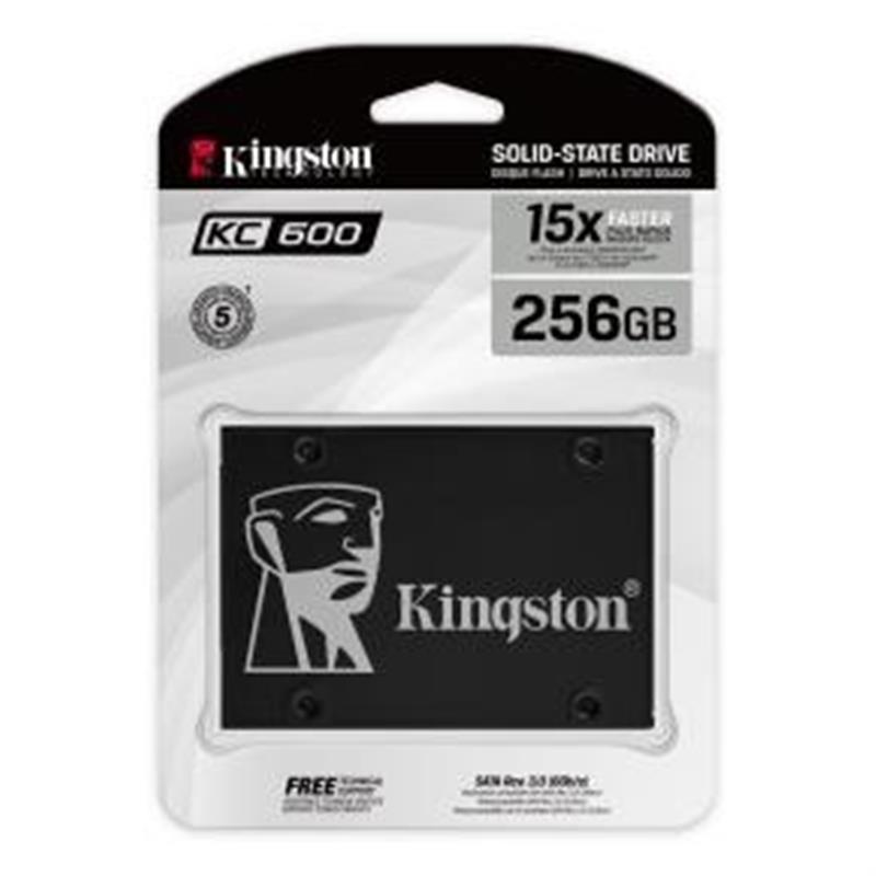 Kingston Technology KC600 2.5"" 256 GB SATA III 3D TLC