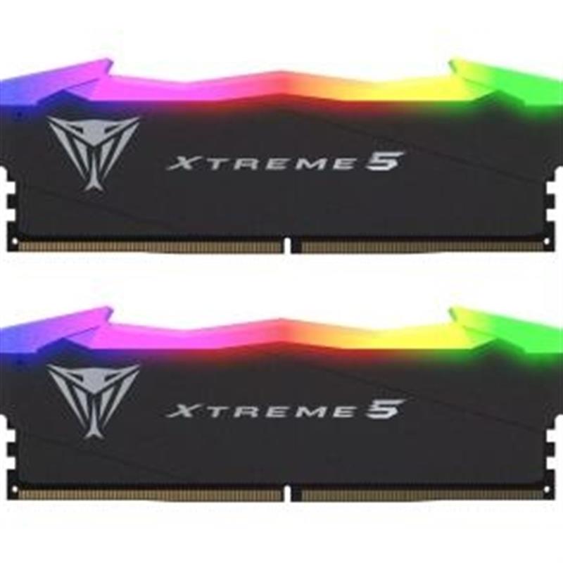 Patriot Viper Xtreme 5 RGB DUAL KIT 32GB DIMM DDR5 7600 MHz CL36 BLK HS 