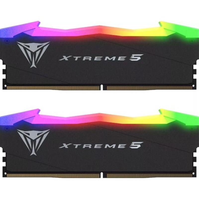Patriot Viper Xtreme 5 RGB DUAL KIT 32GB DIMM DDR5 7600 MHz CL36 BLK HS 