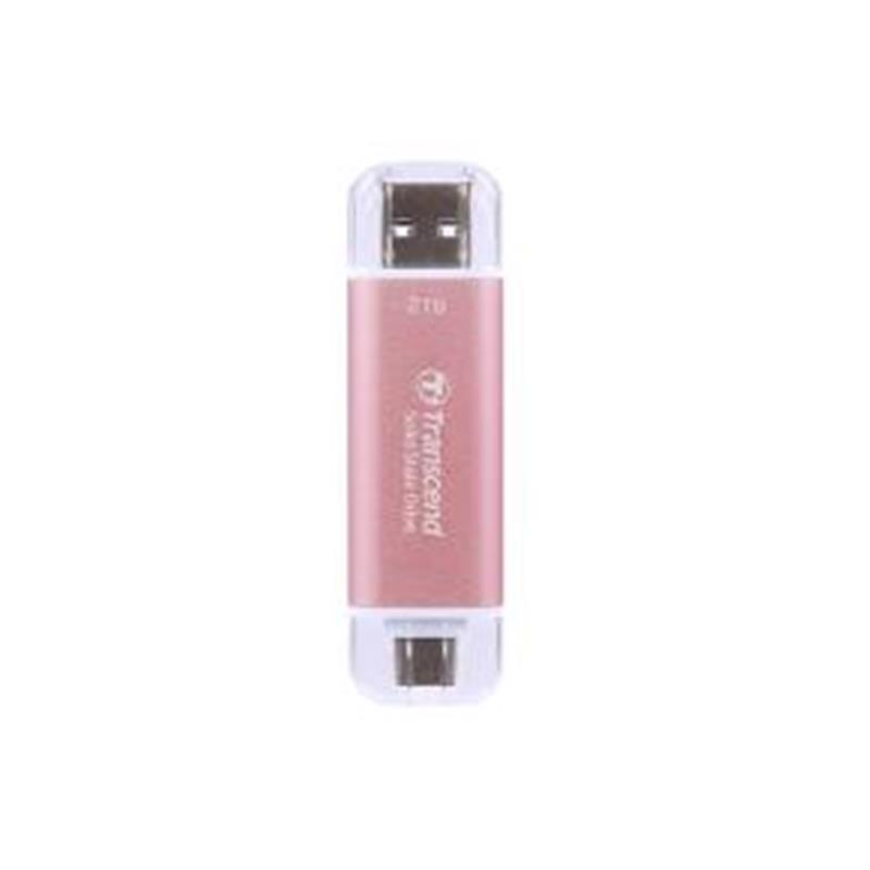 Transcend ESD310P External SSD 512 GB USB 10Gbps Type C A 1050 950 MB s Pink