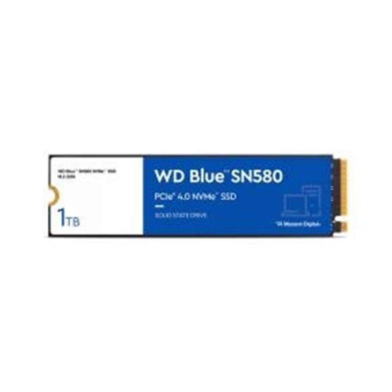 WD SSD M.2 (2280) 1TB Blue SN580 PCIe 4.0/NVMe (Di)