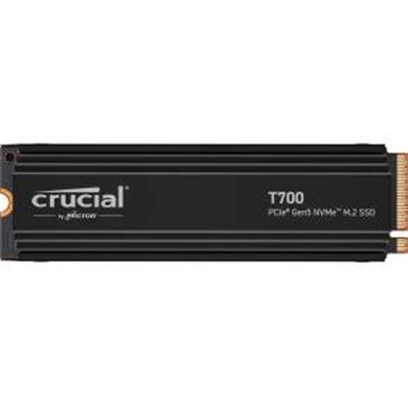 Crucial T700 4TB M.2 NVMe SSD - 12.400 MB/s Heatsink