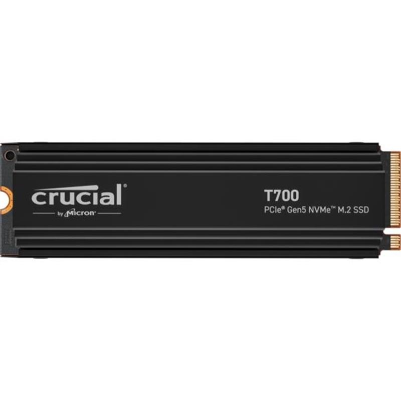Crucial T700 4TB M.2 NVMe SSD - 12.400 MB/s Heatsink