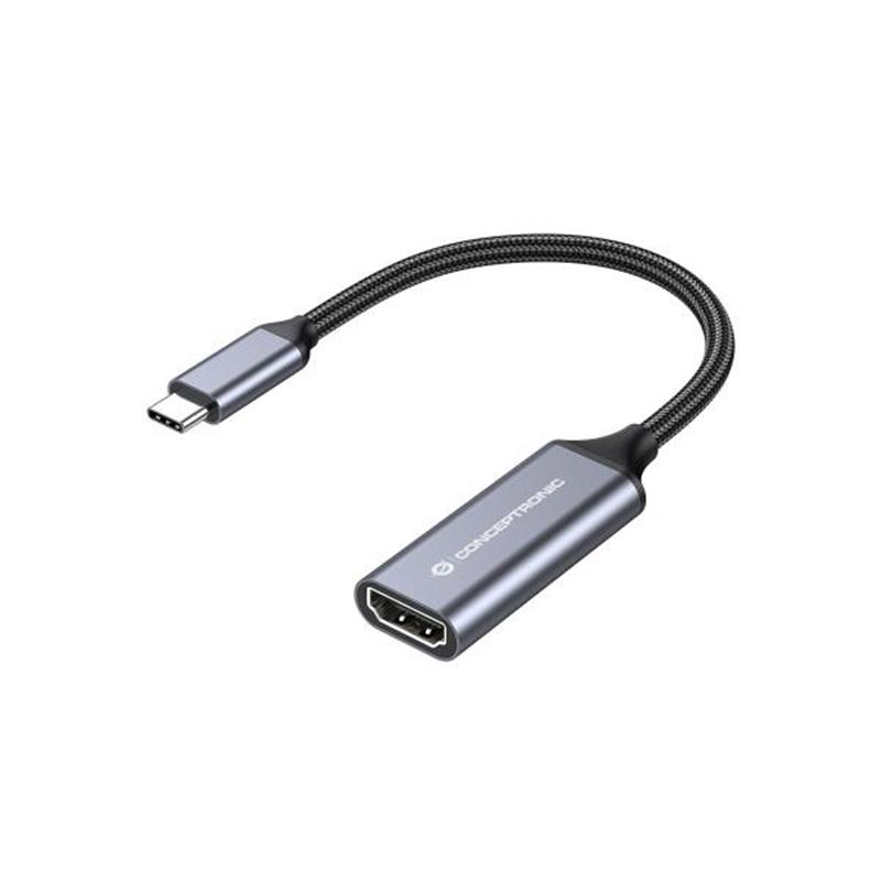 Conceptronic ABBY09G USB grafische adapter 4096 x 2160 Pixels Grijs