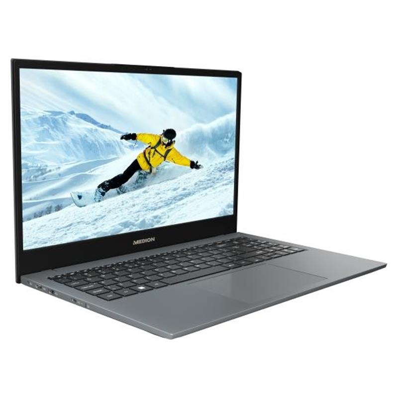 MEDION AKOYA E15423 Intel® Core™ i5 i5-1155G7 Laptop 39,6 cm (15.6"") Full HD 8 GB LPDDR4x-SDRAM 512 GB SSD Wi-Fi 5 (802.11ac) Windows 11 Home Grijs