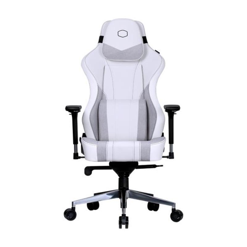 Cooler Master Caliber X2C cooling fabric gray white 4D arm-rest 90-180 degree