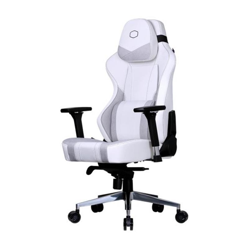 Cooler Master Caliber X2C cooling fabric gray white 4D arm-rest 90-180 degree