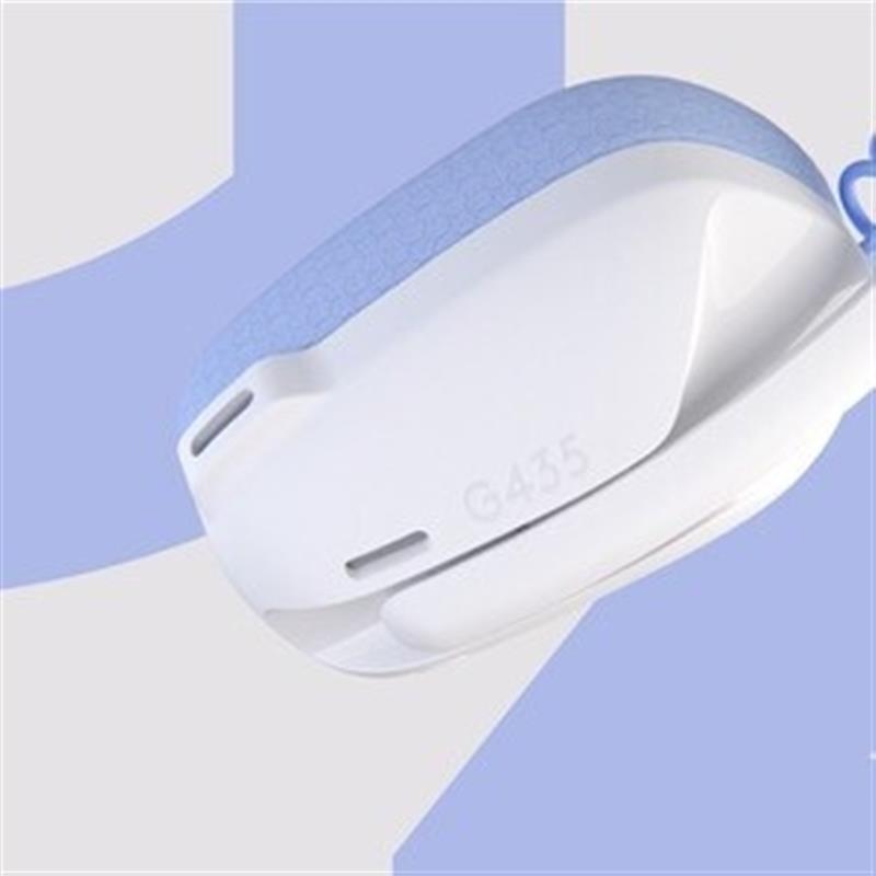 Logitech G G435 Headset Draadloos Hoofdband Gamen Bluetooth Wit